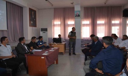 Kaymakam Okumuş muhtarları dinledi