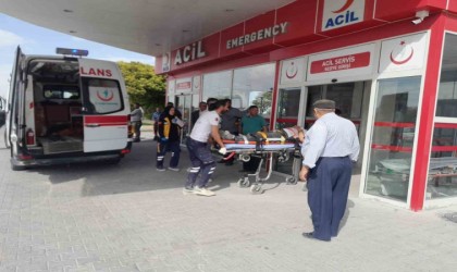 Konyada inşaattan düşen işçi yaralandı