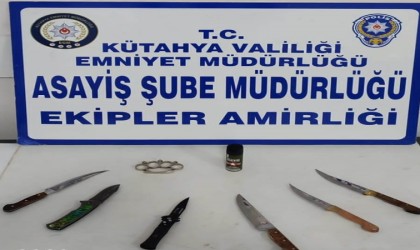 Kütahyada polisin “Dar Bölge” uygulaması