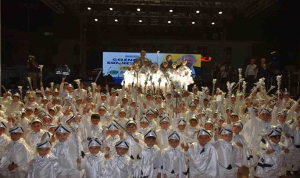 Menemende 250 çocuk şölenle sünnet edildi