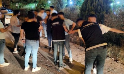 Nusaybinde polis ekiplerinden narkotik denetimi