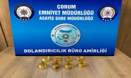 Sahte altınla kuyumcuyu dolandıran şahıslar polisten kaçamadı: 2 gözaltı