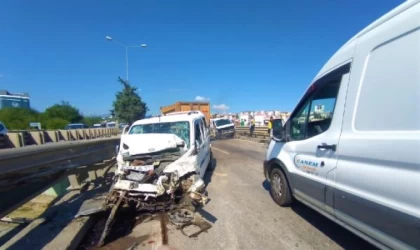 Samsun’da 5 araçlı zincirlime kaza: 2 yaralı