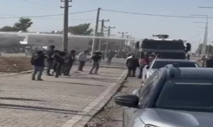 Şırnak’ta yasağa rağmen yürüyüş yapan gruba tazyikli su ve gazla müdahale