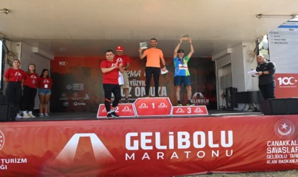 Tarihi Alanda düzenlenen Uluslararası Gelibolu Maratonu sona erdi