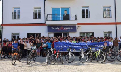 Toroslarda bisikletli sürüş ve arabasız gün etkinliği yapıldı