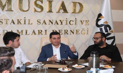 Tütüncü, MÜSİAD üyesi gençlerle tecrübelerini paylaştı