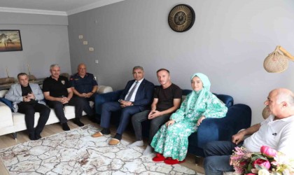 Vali Aslandan Kayseri gazisine ziyaret