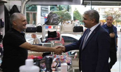 Vali Selçuk Aslan esnaf turuna çıktı