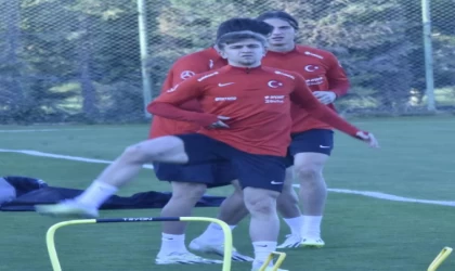 A Milli Takım’da Letonya maçı hazırlıkları başladı