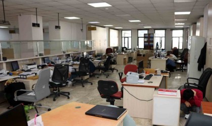 Akdeniz Belediyesinde deprem ve yangın tatbikatı