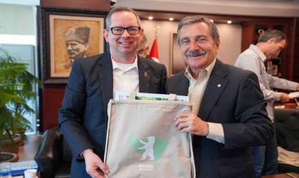 Alman heyeti Tepebaşını gezdi