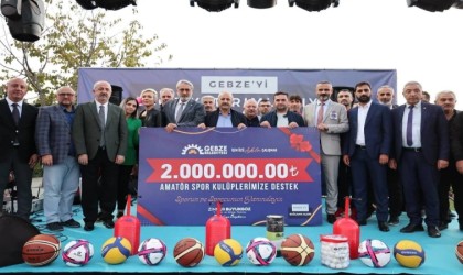 Amatör spor kulüplerine 2 milyon TL destek