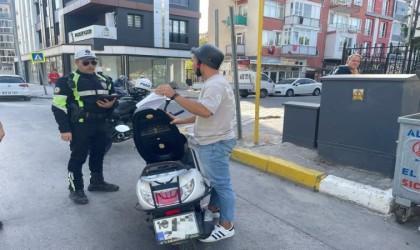 Balıkesirde bin 113 araca trafik kontrolü