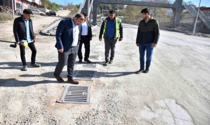 Başkan Doğan, sıcak asfalt yapılacak bölgelerdeki çalışmalarını yerinde inceledi