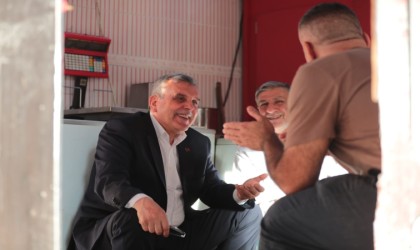 Beyazgül çarşı esnafıyla bir araya geldi