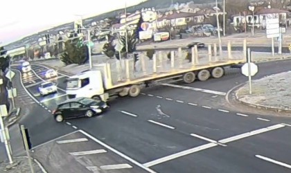 Boluda 2023 yılının bazı trafik kazaları kamerada