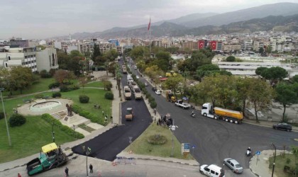 Büyükşehirden Salihliye sıcak asfalt