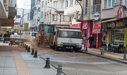 Çanakkalede delinen doğal gaz borusu panik yaşattı