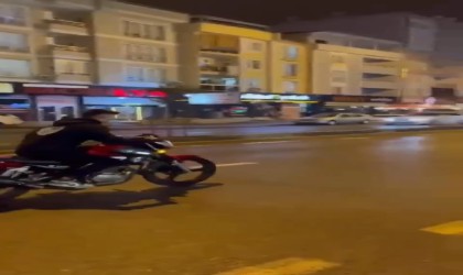 Drift heyecanı kaza getirdi...Ölümden dönen genç kamerada