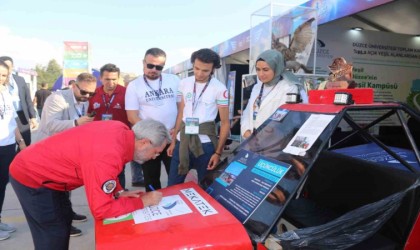Düzce Üniversitesine TEKNOFESTte yoğun ilgi