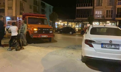 Edirnede trafik kazası: 1 yaralı