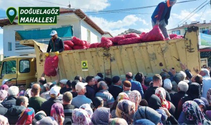 Ereğli Belediyesi yetiştirdiği organik ürünleri vatandaşa dağıtıyor