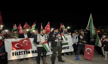 Eskişehirde Filistine destek konvoyu