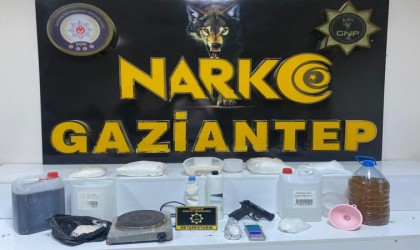 Gaziantepte 2 milyon TLlik uyuşturucu ele geçirildi