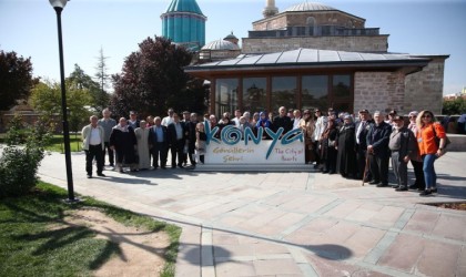 Gaziler ile şehit ve gazi yakınları Konyayı gezdi