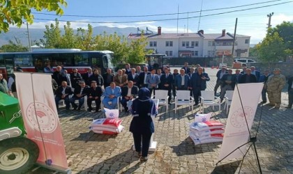 Güroymakta çiftçilere 60 ton ekmeklik buğday tohumu dağıtıldı
