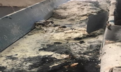 Hatayda çırçır fabrikası yangın