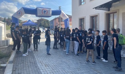 Hem spor yaptılar hem şehri gezdiler