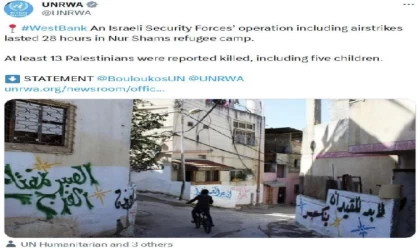 İsrail, Batı Şeria’da mülteci kampını vurdu: 13 ölü