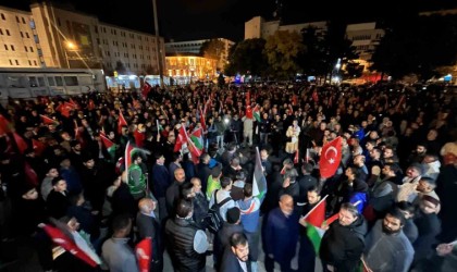 İsrailin hastane katliamına Eskişehirden tepki