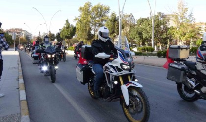 İstiklal Sürüşünde motorcular Çankırıya ulaştı