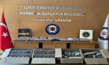 İzmirde 89 bin adet sentetik ecza ele geçirildi