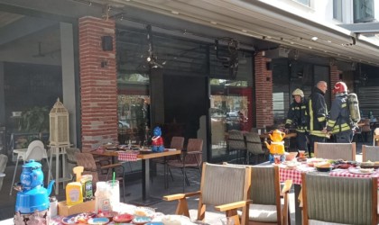 Kafede jel yakıtlı ocak patladı: 1 yaralı