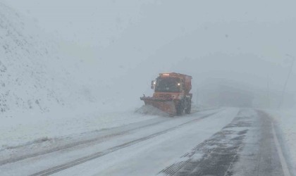 Kar yağışı 3 bin rakımlı Karabet Geçidinde etkili oluyor