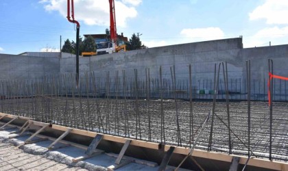 Karapınarda hayırseverlerin katkılarıyla yaptırılan sağlık ocağının temeli atıldı