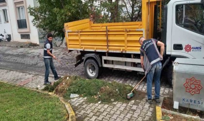 Karesi Belediyesi yeşil alanlara gözü gibi bakıyor