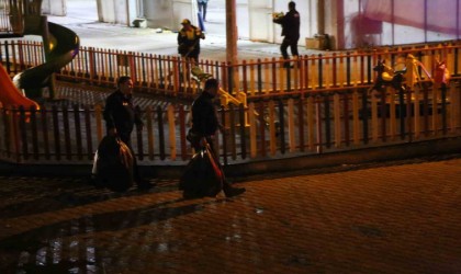 Kastamonuda yol kenarında unutulan şüpheli valiz fünyeyle patlatıldı