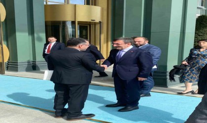 KBÜ Rektörü Kırışık, Cumhurbaşkanı Yardımcısı Yılmaz ile görüştü