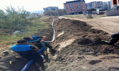 Keli Mahallesindeki yeni yerleşim alanlarına içme suyu hattı