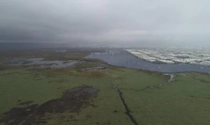 Kesin korunacak hassas alan Hürmetçi Sazlığı’nın bir bölümüne sanayi bölgesi yapılmış