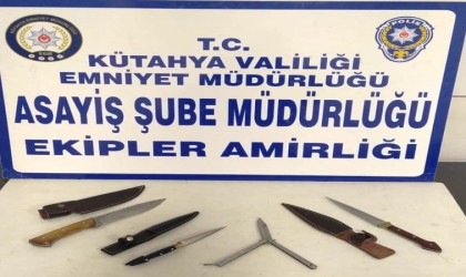 Kütahyada polisin dar bölge uygulaması