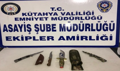 Kütahyada yaya devriye ekiplerince 135 şahıs, 20 aracın sorgusu, GBT kontrolü ve denetimi yapıldı