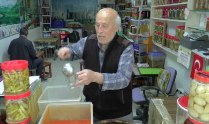 Lezzetli turşunun sırrı ‘kaya tuzu