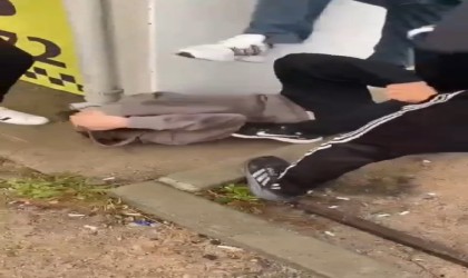 Liseli genç feci şekilde darp edildi: O anlar kamerada