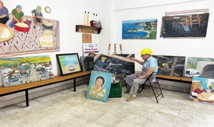 Madenden emekli olduktan sonra ressam oldu, 68 yaşında sanatını icra ediyor